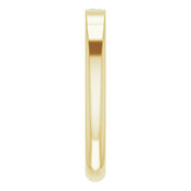 14K Yellow 1/10 CT Natural Diamond Stackable Ring