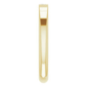 14K Yellow 1/10 CT Natural Diamond Stackable Ring