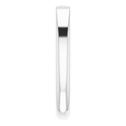 Platinum 1/10 CT Natural Diamond Stackable Ring