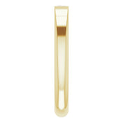 14K Yellow 1/10 CT Natural Diamond Stackable Ring