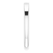 Platinum 1/10 CT Natural Diamond Stackable Ring