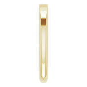 14K Yellow 1/10 CT Natural Diamond Stackable Ring