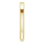 14K Yellow 1/10 CT Natural Diamond Stackable Ring