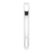 Platinum 1/10 CT Natural Diamond Stackable Ring