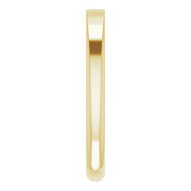 14K Yellow 1/10 CT Natural Diamond Stackable Ring