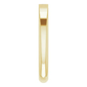 14K Yellow 1/10 CT Natural Diamond Stackable Ring