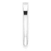 14K White 1/10 CT Natural Diamond Stackable Ring