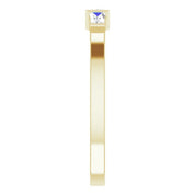 14K Yellow 1/5 CTW Natural Diamond Stackable Ring