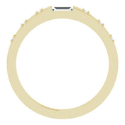 14K Yellow 1/8 CTW Natural Diamond Stackable Ring