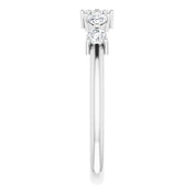 14K White 1/3 CTW Natural Diamond Stackable Ring