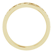 14K Yellow 1/5 CTW Natural Diamond Stackable Ring