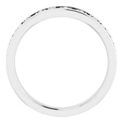 14K White 1/5 CTW Natural Diamond Stackable Ring