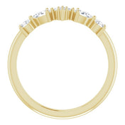 14K Yellow 1/3 CTW Natural Diamond Stackable Ring