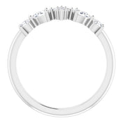 14K White 1/3 CTW Natural Diamond Stackable Ring