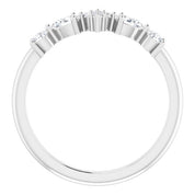 Platinum 1/3 CTW Natural Diamond Stackable Ring