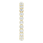 14K Yellow 3/4 CTW Lab-Grown Diamond  Eternity Band