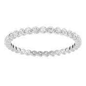 14K White 1/2 CTW Lab-Grown Diamond  Eternity Band