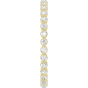 14K Yellow 1/2 CTW Lab-Grown Diamond  Eternity Band