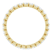 14K Yellow 3/4 CTW Lab-Grown Diamond  Eternity Band
