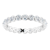 Platinum 1 1/3 CTW Lab-Grown Diamond  Eternity Band