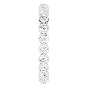 14K White 1 1/3 CTW Lab-Grown Diamond  Eternity Band