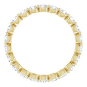 14K Yellow 1 1/4 CTW Lab-Grown Diamond  Eternity Band