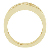 14K Yellow 5/8 CTW Natural Diamond Ring