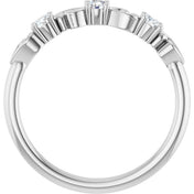Sterling Silver 1/5 CTW Natural Diamond Stackable Ring