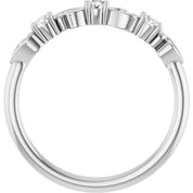 Sterling Silver 1/5 CTW Natural Diamond Stackable Ring