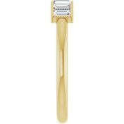 14K Yellow 1/4 CTW Natural Diamond Stackable Ring