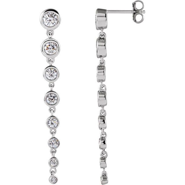 4 CTW Lab-Grown Diamond Earrings