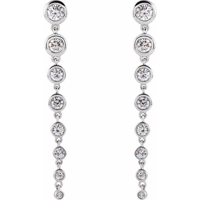 4 CTW Lab-Grown Diamond Earrings