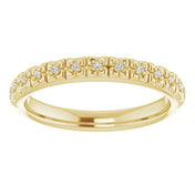 14K Yellow .03 CTW Natural Diamond Stackable Ring