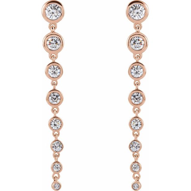 4 CTW Lab-Grown Diamond Earrings