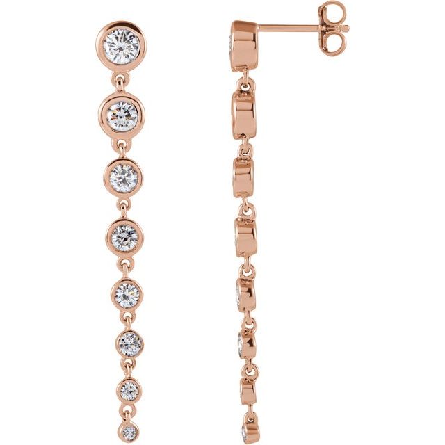 4 CTW Lab-Grown Diamond Earrings