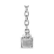 Sterling Silver 1/4 CTW Natural Diamond Bar 16" Necklace