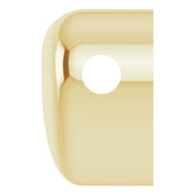 18K Yellow Puffed Heart Pendant