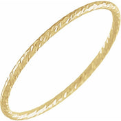 14K Yellow Stackable Ring Size 5