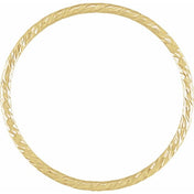 14K Yellow Stackable Ring Size 5