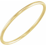 14K Yellow Stackable Ring Size 8
