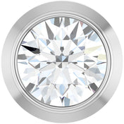 14K White 1/10 CTW Lab-Grown Diamond Slide Pendant