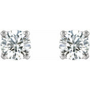 14K White 1/2 CTW Lab-Grown Diamond Stud Earrings