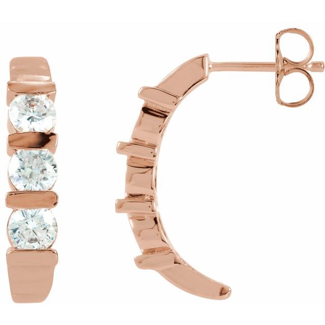 8 CTW Lab-Grown Diamond Earrings