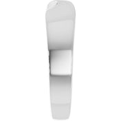 14K White 5 mm Stackable Twisted Ring