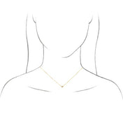 14K Lab-Grown Diamond Solitaire Necklace, 18" Chain, Various Carat Weights Available