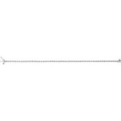 14K White 2 CTW Natural Diamond Line 7 1/4" Bracelet