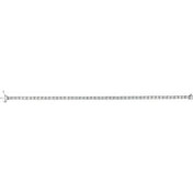 14K White 4 CTW Lab-Grown Diamond Line 7 1/4" Bracelet