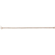 14K Rose 5 CTW Natural Diamond Line 7 1/4" Bracelet