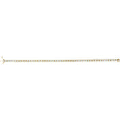 14K Yellow 4 CTW Lab-Grown Diamond Line 7 1/4" Bracelet