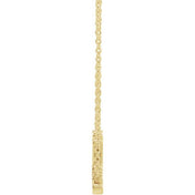14K Believe 18" Necklace in Rose, White, and Yellow Gold